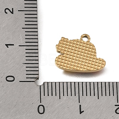 304 Stainless Steel Enamel Pendants SA-CBAA2E4-10G-G-1