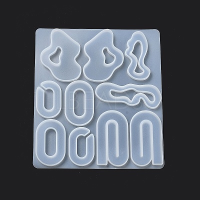 DIY Bohemian Style Irregualr Pendants Silicone Molds DIY-A039-03-1