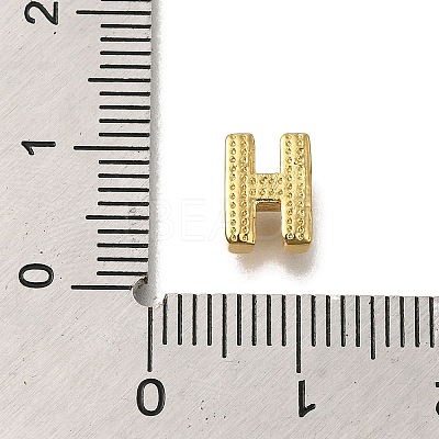 Rack Plating Brass Micro Pave Clear Cubic Zirconia Beads KK-G500-30G-H-1