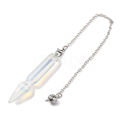 Opalite Pointed Dowsing Pendulums G-Q184-04F-P-1