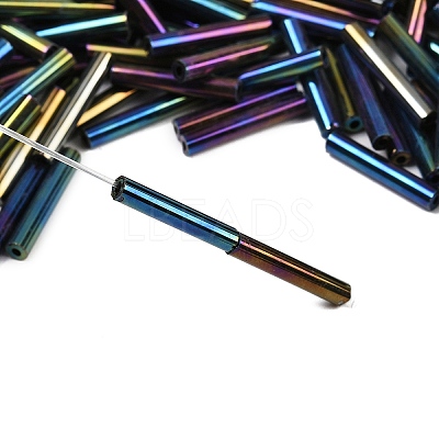 Glass Bugle Beads SEED-R028-2x15-A02-1