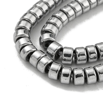 Electroplated Synthetic Non-magnetic Hematite Beads Strands G-K361-A02-01-1