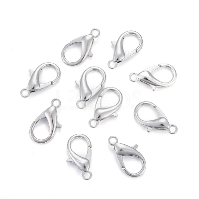 Zinc Alloy Lobster Claw Clasps E107-P-NF-1