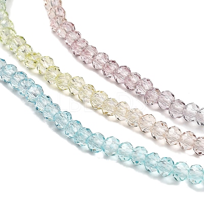 Transparent Painted Glass Beads Strands LS-DGLA-A034-T2mm-A15-1