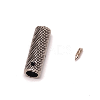 Zinc Alloy Cord Ends FIND-WH0091-65E-1