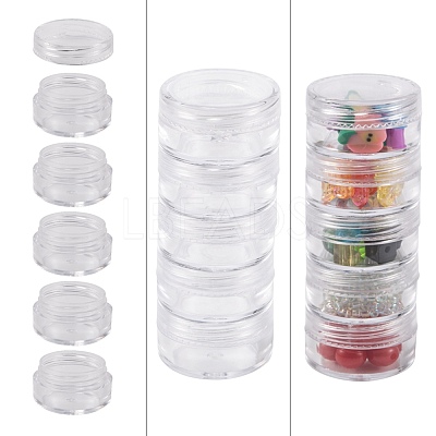 Plastic Bead Containers C025Y-1
