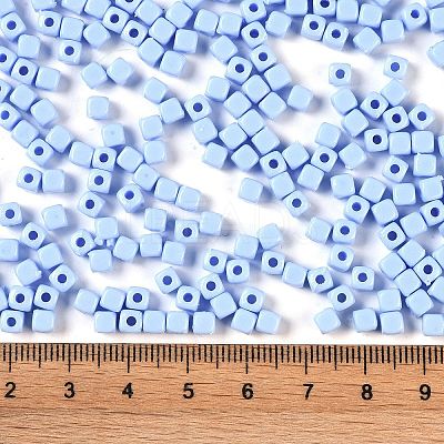 Opaque Acrylic Beads X1-OACR-B025-06D-1