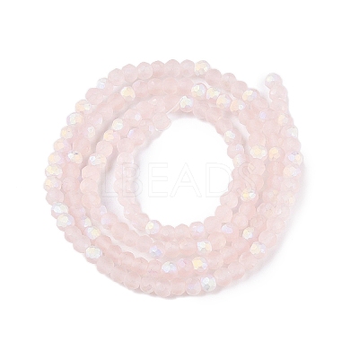 Transparent Glass Beads Strands EGLA-A044-T1mm-MB22-1