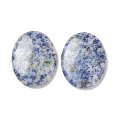 Natural Blue Spot Jasper Worry Stone for Anxiety Therapy G-B036-01N-1