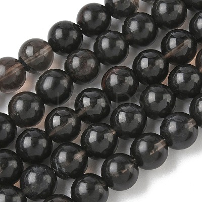 Natural Ice Obsidian Beads Strands X-G-P590-A03-10mm-03-1