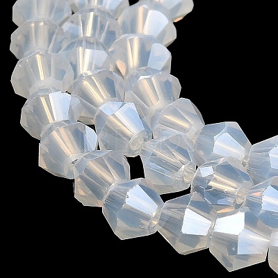 Imitation Jade Electroplate Glass Beads Strands LS-GLAA-F029-J4mm-C05-1