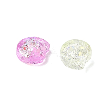 Ocean Theme Electroplate Transparent Glass Beads GL-CBA9C2A-01B-1