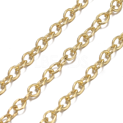 Brass Cable Chains X-CHC-034Y-G-1
