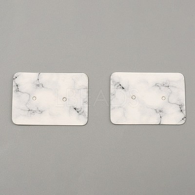 Rectangle Earring Display Cards EDIS-WH0031-16-1