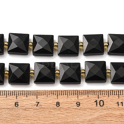 Natural Obsidian Beads Strands G-F839-A33-01-1