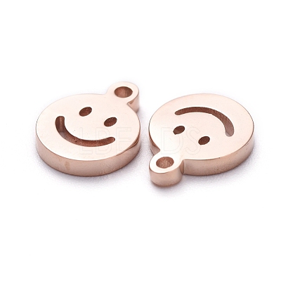 PVD Vacuum Plating 304 Stainless Steel Charms STAS-G215-03RG-1