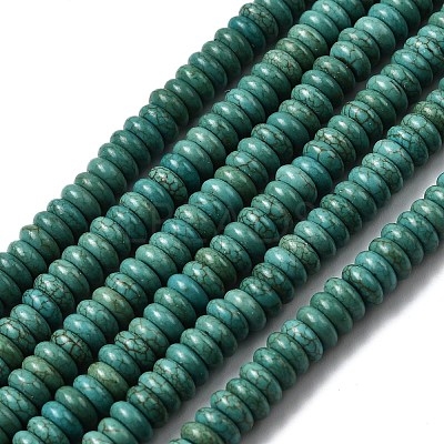 Synthetic Turquoise Beads Strands G-J184-01-1