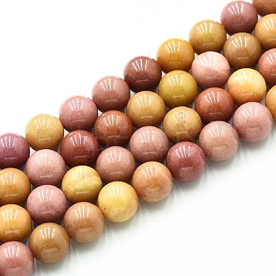 Natural Quartz Beads Strands G-N355-8mm-27-1