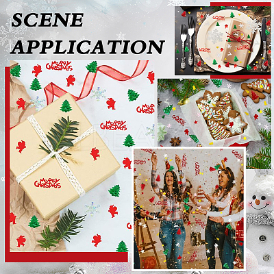 8 Sets Christmas Theme Plastic Cabochons KY-SC0002-22-1