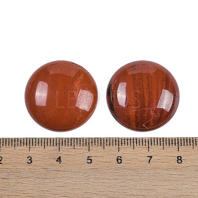 Natural Red Jasper Cabochons G-H1596-FR-25mm-21-1