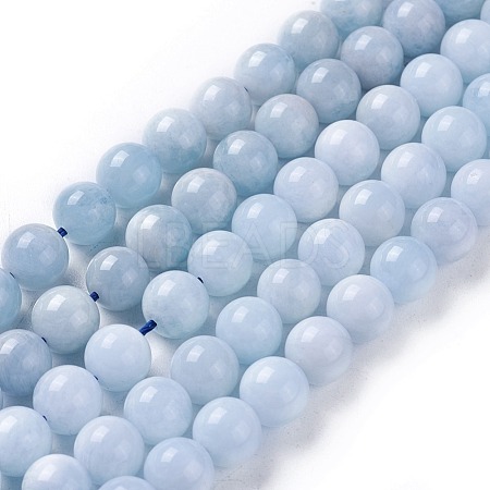 Natural Aquamarine Beads Strands G-F641-02-A-1