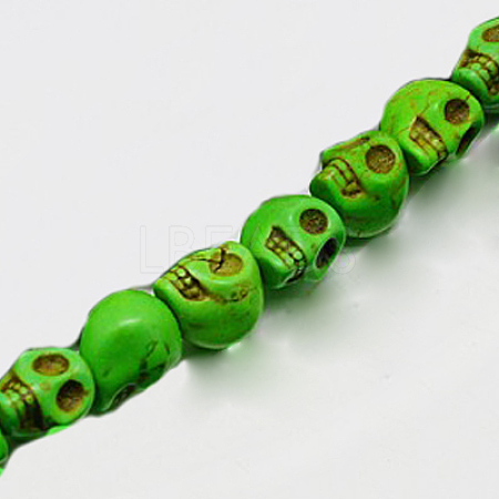 Synthetic Turquoise Beads Strands TURQ-G113-23x30mm-03-1