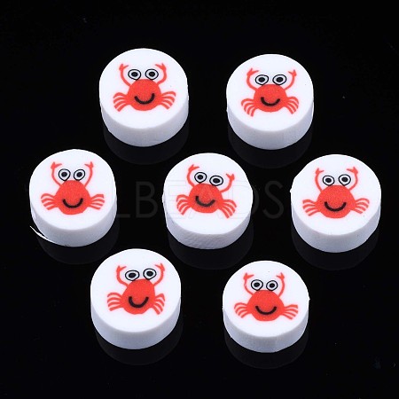 Handmade Polymer Clay Beads CLAY-N007-005-08-1