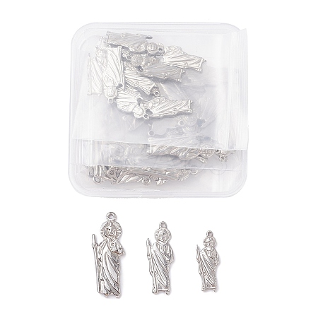 36Pcs 3 Style 201 Stainless Steel Pendants STAS-UN0025-59-1