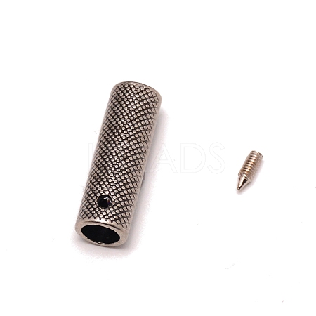 Zinc Alloy Cord Ends FIND-WH0091-65E-1