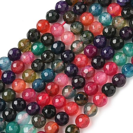 Natural Agate Beads Strands G-C082-A01-60-1
