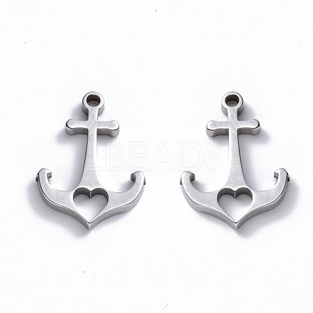 Non-Tarnish 304 Stainless Steel Charms X-STAS-N092-100-1