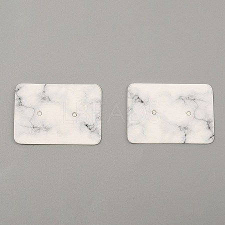 Rectangle Earring Display Cards EDIS-WH0031-16-1