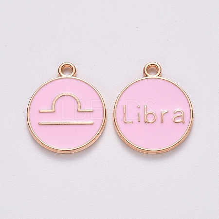 Alloy Enamel Pendants LS-X-ENAM-S124-01B-09K-1