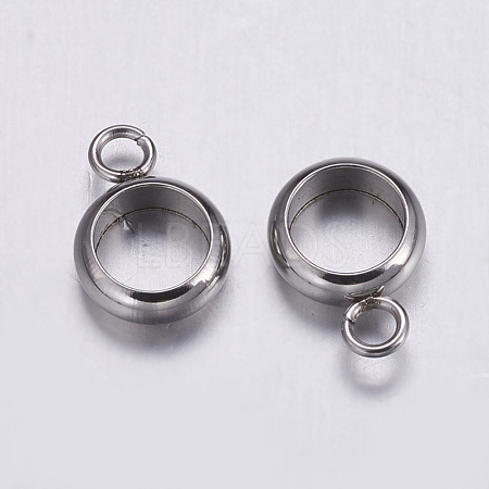 Tarnish Resistant 304 Stainless Steel Tube Bails X-STAS-K146-050-5mm-1