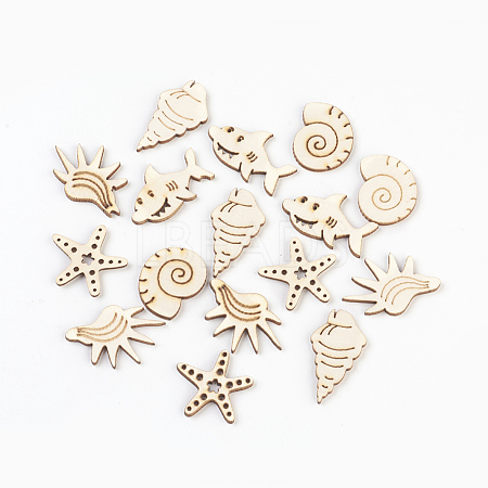 Wood Cabochons WOOD-L007-12-1
