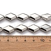 Electroplate Glass Beads Strands EGLA-H109-11D-4