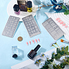 3Pcs 3 Styles Stainless Steel Nail Stamping Plates MRMJ-CP0001-52C-4