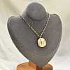 304 Stainless Steel Constellation Pendant Necklaces NJEW-K392-01G-08-1