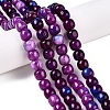 Dyed Natural White Jade Beads Strands G-T138-D26-1