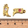304 Stainless Steel Enamel Pendants STAS-B097-26G-06-3