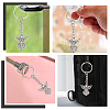 DIY Angel Charm Keychain Making Kits DIY-SC0019-04-6