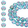 1 Strand Handmade Glod Sand Lampwork Beads Strands LAMP-TA0002-09G-1