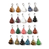 Natural & Synthetic Mixed Gemstone Pendants G-B127-03P-2
