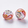 Handmade Lampwork European Beads LAMP-S193-008T-2