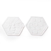 DIY Bee and Honeycomb Shape Coaster Silicone Molds DIY-K044-01-2