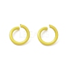Spray Painted Iron Open Jump Rings IFIN-F149-F18-4