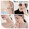 9Pcs 3 Colors Brass Micro Pave Cubic Zirconia Charms ZIRC-BBC0001-34-5