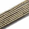 Electroplate Non-magnetic Synthetic Hematite Beads Strands G-T114-57-02-1