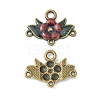 Alloy Enamel Chandelier Component Links X-ENAM-EA9731Y-AB-3-1