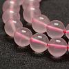 Natural Rose Quartz Beads Strands G-E375-4mm-01-1